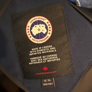 Down canada goose puffer coat